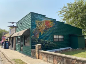 Pictured - Old Gunstore Lodge - Norfork Arkansas