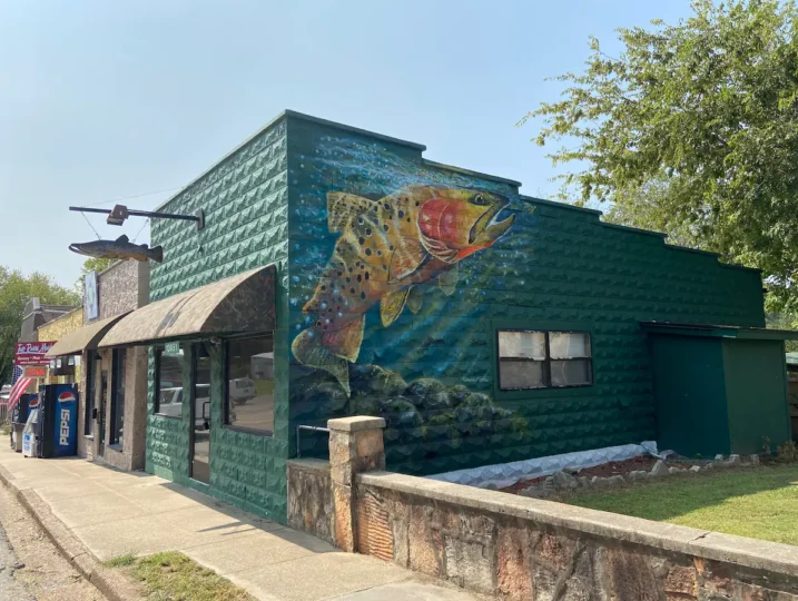 Pictured - Old Gunstore Lodge - Norfork Arkansas